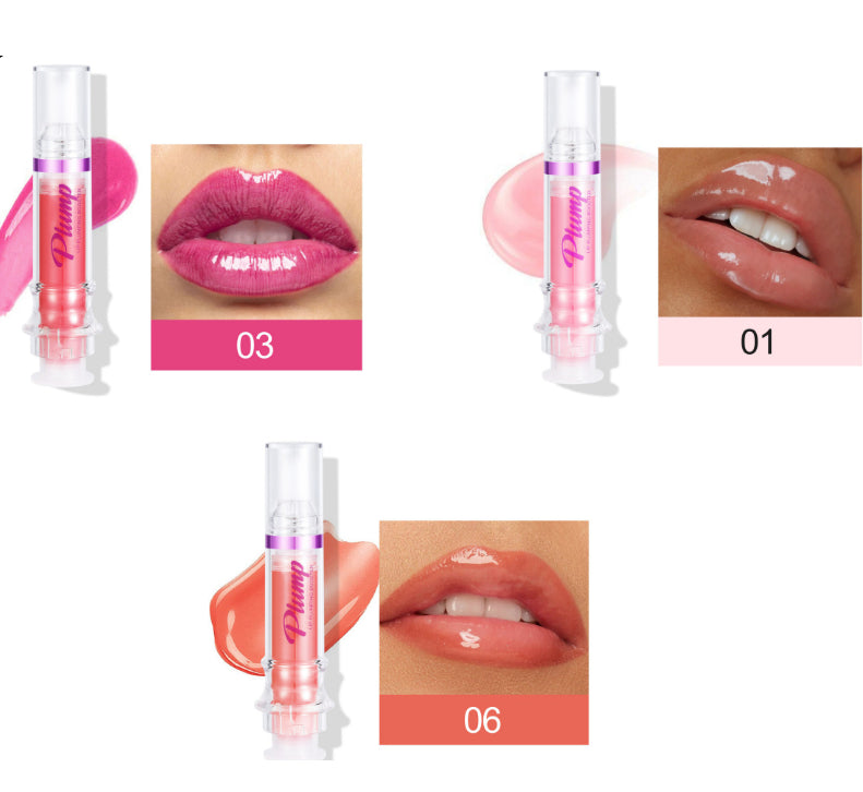 LushPout™ 3-Shade Mix – Clear Kiss · Rosé · Coral